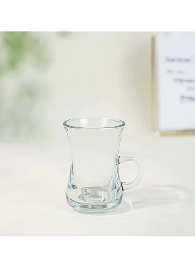 120ml 6-Pcs Elegant Hot Beverage Tea Glass Cup Set DMC261