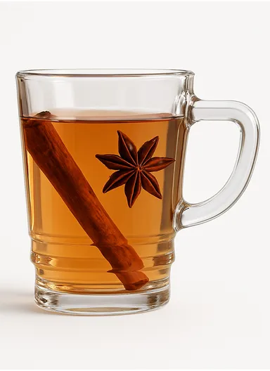 120ml 6 Pcs Elegant Set Glass Cups For Drinking Tea DM266