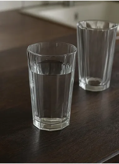 310ml 6-Pcs Elegant Design Glass Cups for All Occasions (D7 x H12.5)cm DM301