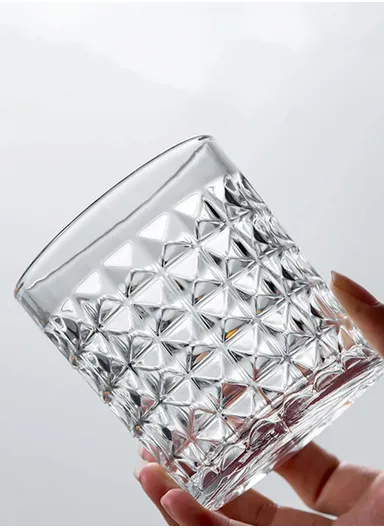 280ml 6-Pcs Elegant Luxurious Beverages Glass Cups Set DM303