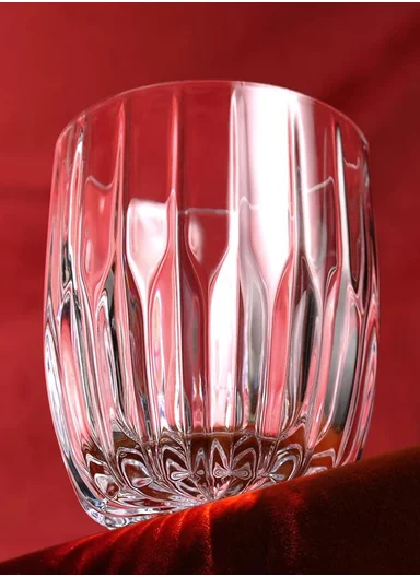 240ml 6-Pcs Luxury Round Glass Cups Set DM318-2 (D8.5 x H9.5)cm