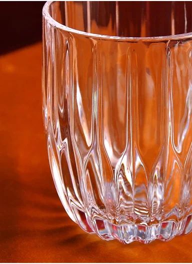 240ml 6-Pcs Luxury Round Glass Cups Set DM318-2 (D8.5 x H9.5)cm