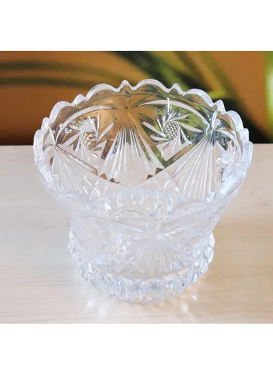 Modern Style Glass Jar with Lid, Multi-Use Wide Mouth Storage Candy Container TG005 (D15 x H22)cm - Transparent
