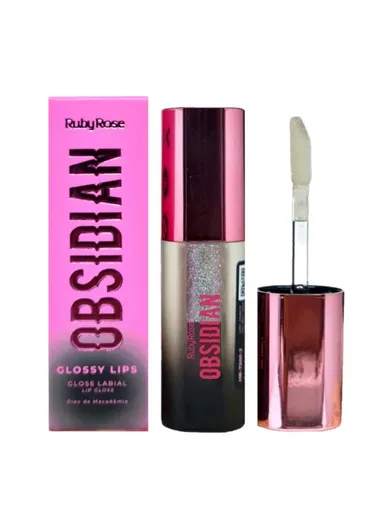 2.2ml Glossy Lips Sunstone Obsidian Rose Quartz Ruby Rose HB-7200-3 - Number 3