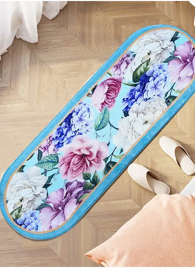 40x120cm Water Absorbent Non-Slip Polyester Microfiber Bath Door Mat - Style1