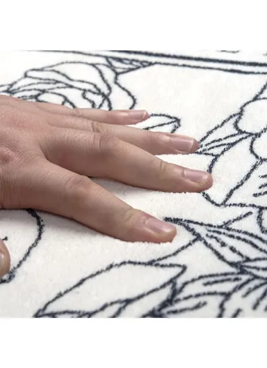 40x120cm Water Absorbent Non-Slip Polyester Microfiber Bath Door Mat - Style6