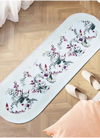 40x120cm Water Absorbent Non-Slip Polyester Microfiber Bath Door Mat - Style9