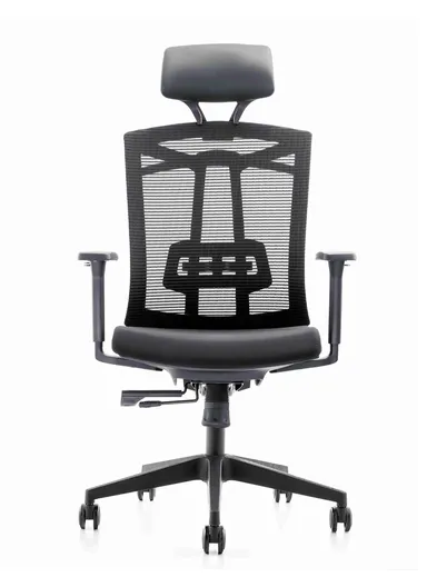 Comfortable Office Chair, Desk Chair with PU Headrest Cover, with Hanger Tilt Angle Adjustment, Adjustable Armrest, Lumbar Support, Position Locking Mechanism, Adjustable Height &amp; Headrest Adjustment 6206A-2 (W68 x D