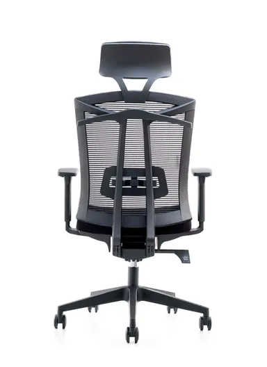 Comfortable Office Chair, Desk Chair with PU Headrest Cover, with Hanger Tilt Angle Adjustment, Adjustable Armrest, Lumbar Support, Position Locking Mechanism, Adjustable Height &amp; Headrest Adjustment 6206A-2 (W68 x D