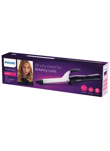 25mm Ceramic-coated Plate Electric Hair Curler, 200°C Heat, 60 sec Heat-up Time Philips BHB862