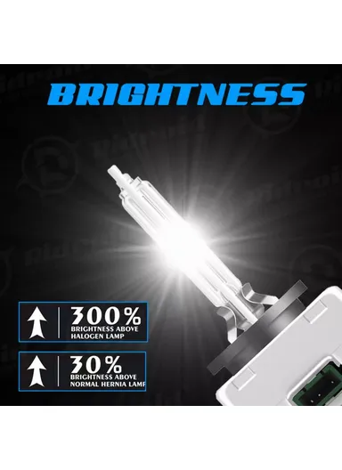 2-Pcs D3S Car Headlight 4300k High Brightness IP68 Waterproof Xenon Bulb HID Lamp
