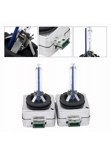 2-Pcs D3S Car Headlight 4300k High Brightness IP68 Waterproof Xenon Bulb HID Lamp