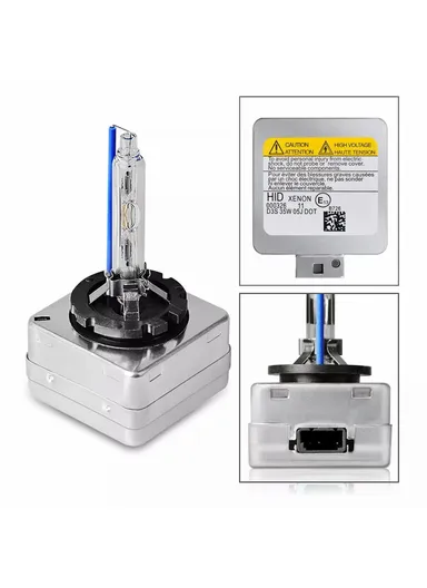 2-Pcs D3S Car Headlight 4300k High Brightness IP68 Waterproof Xenon Bulb HID Lamp