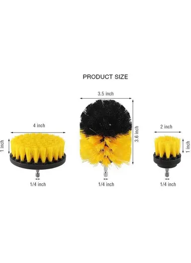 36-Pcs Drill Brush Set Car Washing Brush for Auto Interior Exterior Cleaning Air Vent Brush Detailing Gloves Kit