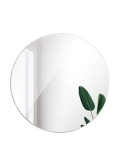 30cm Round Acrylic Mirror Wall Mounted Self-Adhesive Mirror