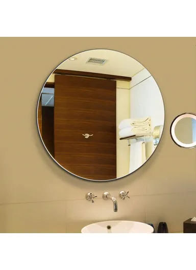 40cm Round Acrylic Mirror Wall Mounted Self-Adhesive Mirror