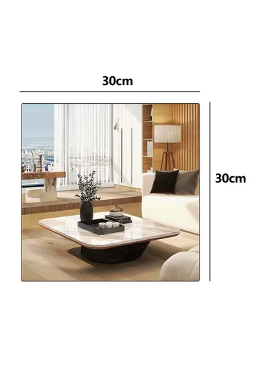 30cm Self-Adhesive Acrylic Mirror Wall Mounted Vanity Mirror