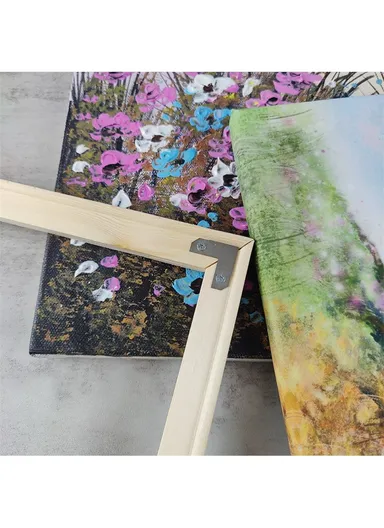 40x40cm Solid Pine Wood Canvas Frames for Oil Paintings Poster Prints DIY Picture Inner Frame