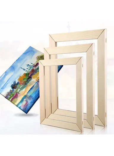 30x30cm Solid Pine Wood Canvas Frames for Oil Paintings Poster Prints DIY Picture Inner Frame