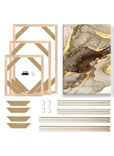 40x50cm Wooden Canvas Stretcher Bars Frame Kit DIY Solid Wood Oil Painting Poster Frame