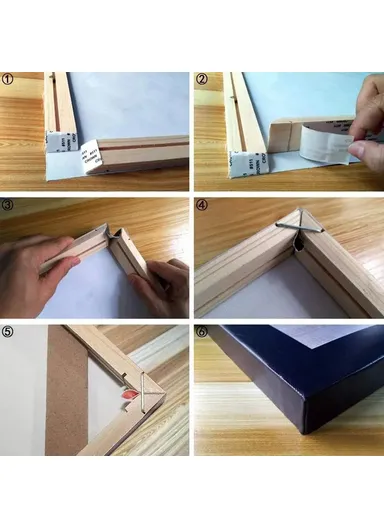 30x40cm Wooden Canvas Stretcher Bars Frame Kit DIY Solid Wood Oil Painting Poster Frame