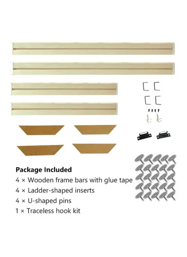 20x30cm Wooden Canvas Stretcher Bars Frame Kit DIY Solid Wood Oil Painting Poster Frame