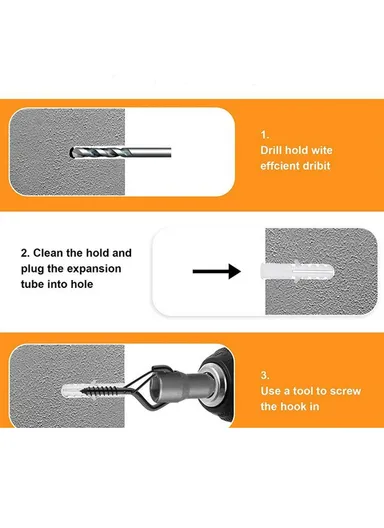 10-Pcs Diamond Shaped Square Snap Safety Hooks, Anti-Drop Hangers Sturdy Q-Type Hooks (L2.85 x W6)cm