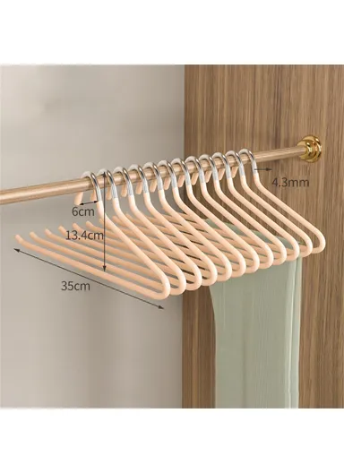 5-Pcs Z Shaped Goose Neck Hangers,  Non-Slip Anti-Wrinkle Closet Space Saving Trousers Organizer Hanger (L35 x W13.4)cm - Black