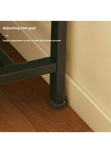 Wall Gap Dual Layer Organizer Shelf, Narrow Space Saver Storage Rack (L100 x W20 x H100.2)cm - White 