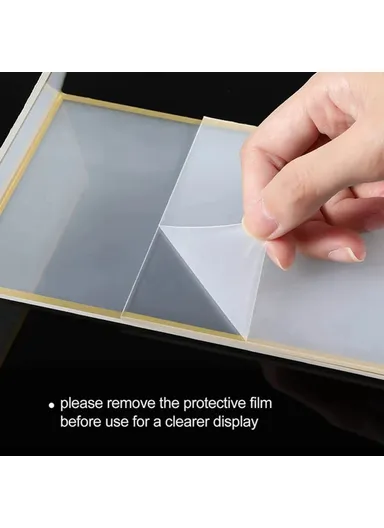 6-Pcs L Shape Acrylic Sign Holder, Multi-Use Display Stand (L12.7 x W17.8)cm