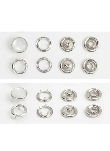 9.5mm Metal Grommet Eyelet Plier Set Eyelet Hole Punch Plier Kit Grommet Tool for Leather Clothes Belt - 100Pcs