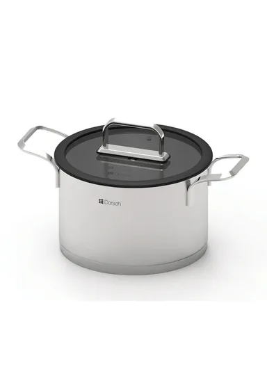 17L Heavy Duty Stainless Steel Pot, Perfect Pot for Soups, stews, Big Pot for Large Batch Cooking, Dorsch DH-03832 (L32 x W32 x H23)cm