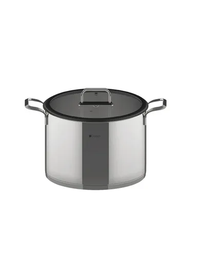 17L Heavy Duty Stainless Steel Pot, Perfect Pot for Soups, stews, Big Pot for Large Batch Cooking, Dorsch DH-03832 (L32 x W32 x H23)cm