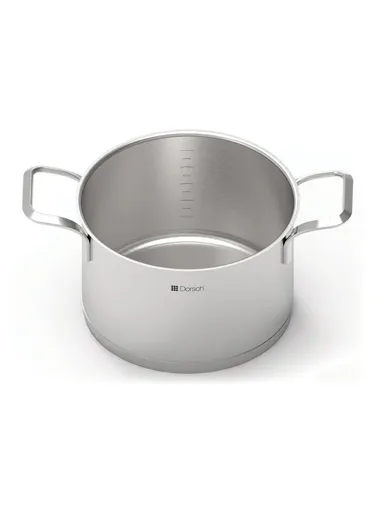 17L Heavy Duty Stainless Steel Pot, Perfect Pot for Soups, stews, Big Pot for Large Batch Cooking, Dorsch DH-03832 (L32 x W32 x H23)cm