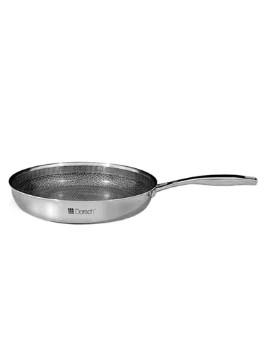 24cm 3 Advanced Compressed Pan-Core Non-stick + Stainless steel + Aluminum Frying Pan DH-03844 (L24 x W24 x H5.5)cm