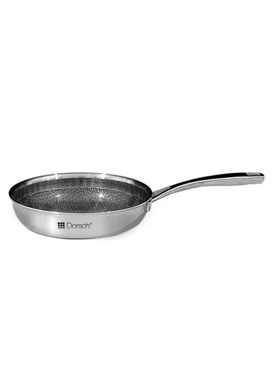 28cm 3 Advanced Compressed Pan-Core Non-stick + Stainless steel + Aluminum Frying Pan DH-03848 (L28 x W28 x H5.5)cm
