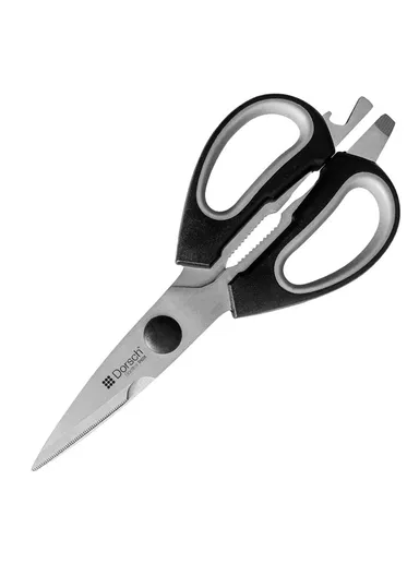 Kitchen Scissors With High Carbon Stainless Steel, Ultra-Sharp Edge Strong &amp; Durable, Dorsch DH-04662 (L21 x W9 x D1.5)cm