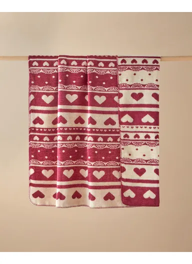 romantic memories Acrylic TV Blanket 130x170 cm Cherry