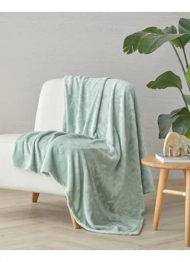 Ramona Jacquard Supersoft TV Blanket 120x160 cm Sage Green