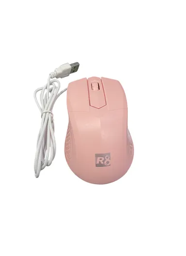 R8 1607 Wired Mouse 1200DPI  - Pink