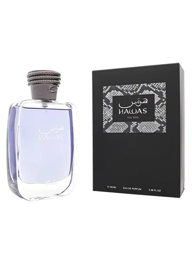 RASASI Hawas For Men - Eau de Parfum Spray 100ML Premium Arabian Perfume for Men, A Signature Scent for Long-Lasting Fragrance - Ideal Men Perfumes For Special Occasions &amp; Daily Elegance