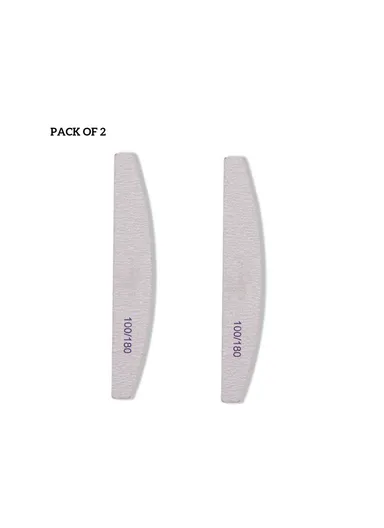 Nail File Halfmoon Pack of 2