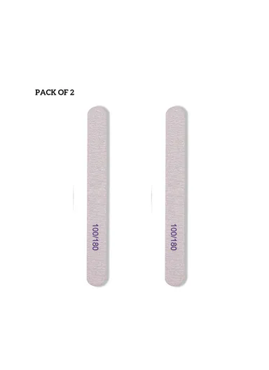 Nail File Straight Pack of 2