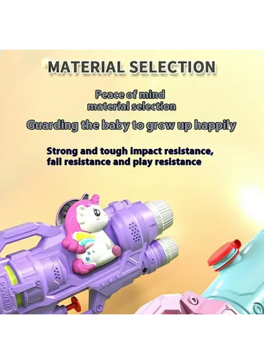 Cartoon Animal Water Gun Dual Stream Kids Water Blaster Swimming Pool Garden Party Toy - Orange