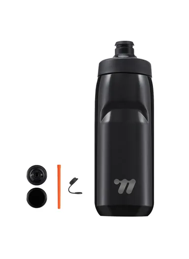 550ml Insulated Water Bottle Sports, Sport Activity Stainless Steel Water Bottle YP0721053 (D7.5 x H22.5)cm - Black