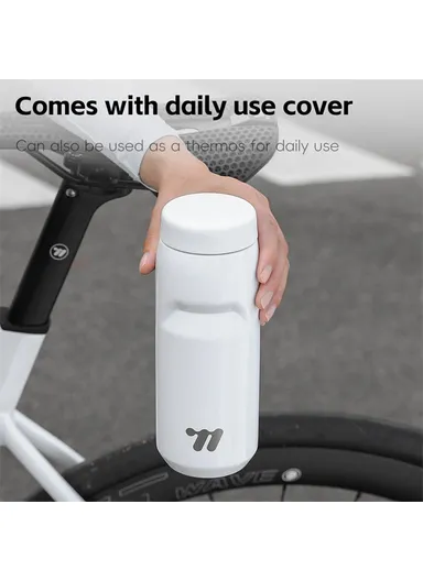 550ml Insulated Water Bottle Sports, Sport Activity Stainless Steel Water Bottle YP0721053 (D7.5 x H22.5)cm - Black