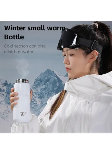 550ml Insulated Water Bottle Sports, Sport Activity Stainless Steel Water Bottle YP0721053 (D7.5 x H22.5)cm - Black