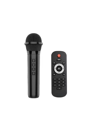 Dual 8" + Tweeter Outdoor Party Karaoke Speaker Blue Tooth RGB Pull Cart Convenient Microphone-Use Computer Stage Speake with Wireless Microphone &amp; Remote Control ZQS8236