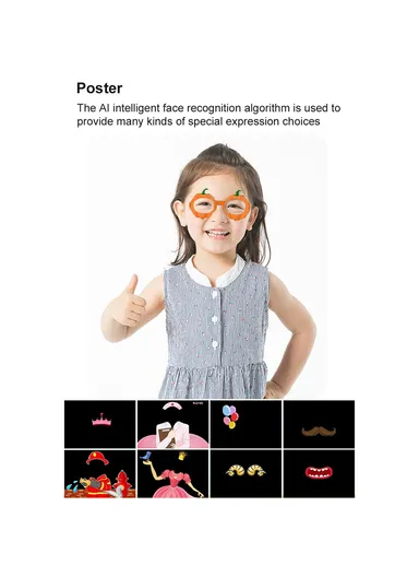 Kids 2.0 Inch HD Dual Lens Cartoon Design Children Digital Camera with 32G TF Card + Card Reader D12 - Green