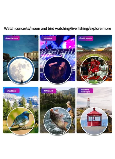 36X Monocular Telephoto Lens Tripod Stand Set Universal Phone Camera Lens Kit 36XJJ020